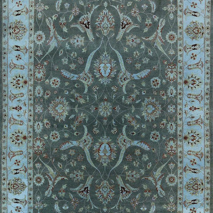 Mid-Century Modern Light Black Oriental Rug, urb1598