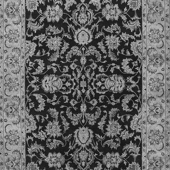 Machine Washable Oriental Gray Industrial Rug, wshurb1599gry