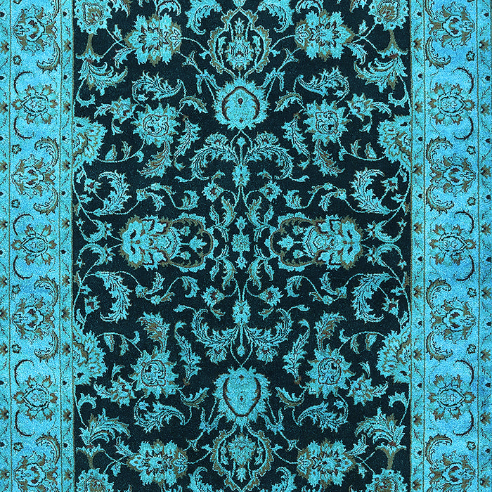 Oriental Light Blue Industrial Rug, urb1599lblu