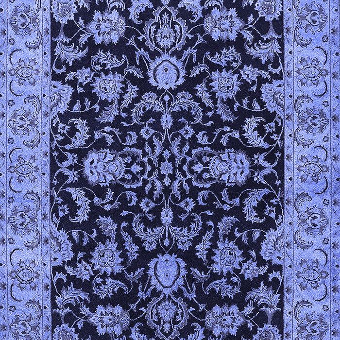 Oriental Blue Industrial Rug, urb1599blu