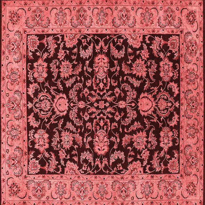 Oriental Red Industrial Rug, urb1599red