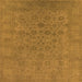 Square Oriental Orange Industrial Rug, urb1600org