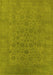 Machine Washable Oriental Yellow Industrial Rug, wshurb1600yw