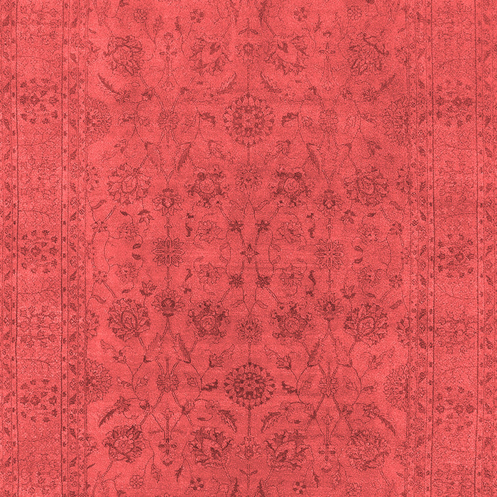 Machine Washable Oriental Red Industrial Rug, wshurb1600red