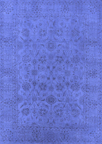 Oriental Blue Industrial Rug, urb1600blu