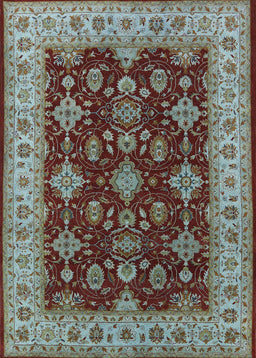 Machine Washable Industrial Modern Dark Sea Green Rug, wshurb1601