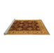 Sideview of Machine Washable Oriental Orange Industrial Area Rugs, wshurb1601org