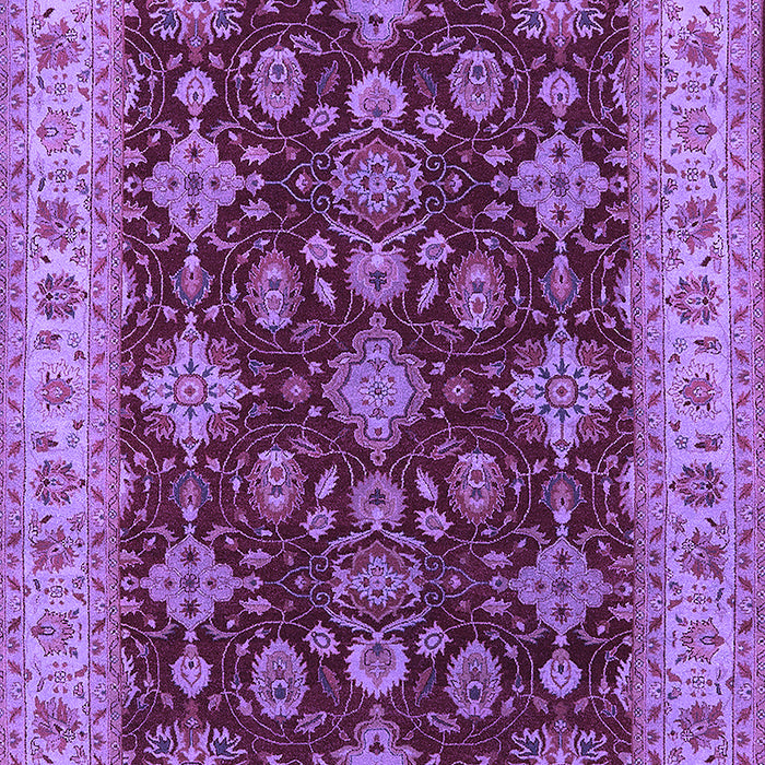 Machine Washable Oriental Purple Industrial Area Rugs, wshurb1601pur