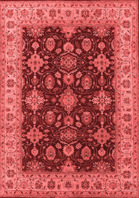 Oriental Red Industrial Rug, urb1601red