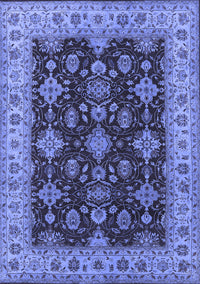 Oriental Blue Industrial Rug, urb1601blu