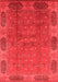 Oriental Red Industrial Area Rugs