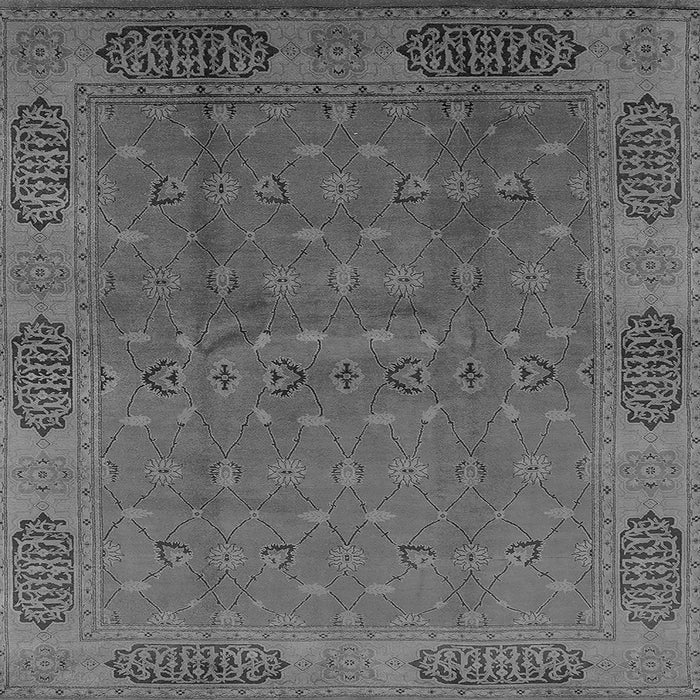 Square Oriental Gray Industrial Rug, urb1602gry