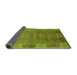 Sideview of Oriental Green Industrial Rug, urb1602grn