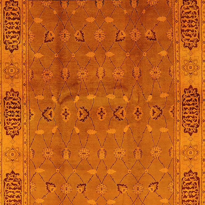 Oriental Yellow Industrial Rug, urb1602yw