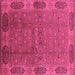 Square Oriental Purple Industrial Rug, urb1602pur