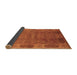 Sideview of Oriental Brown Industrial Rug, urb1602brn