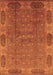 Oriental Brown Industrial Rug, urb1602brn