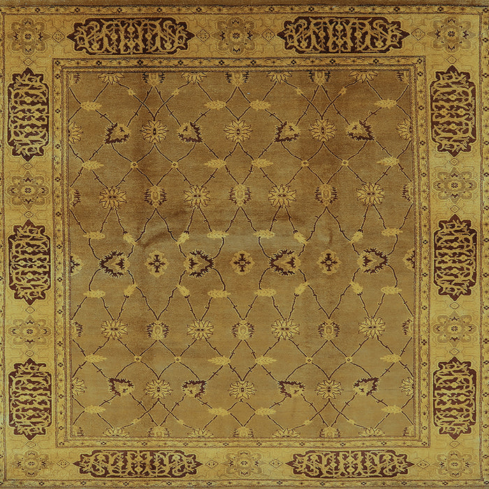 Square Oriental Light Blue Industrial Rug, urb1602lblu
