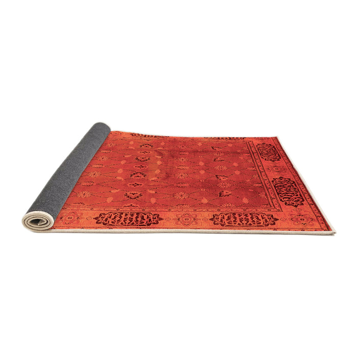 Sideview of Oriental Orange Industrial Rug, urb1602org