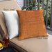 Front View of Mid-Century Modern Urban Square Neon Orange Throw Pillow, 18 inch by 18 inch, pwurb1602