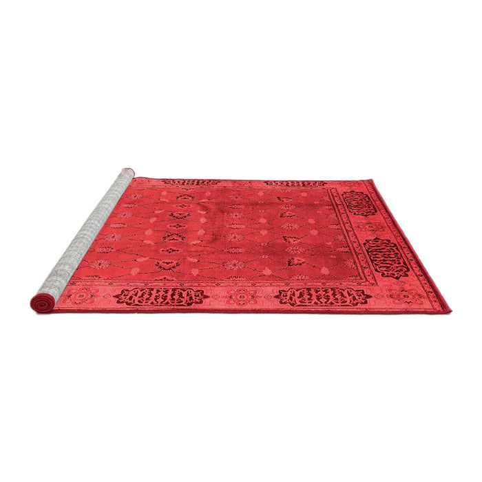 Industrial Red Washable Rugs