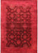 Mid-Century Modern Red Oriental Rug, urb1603