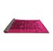 Sideview of Oriental Pink Industrial Rug, urb1603pnk