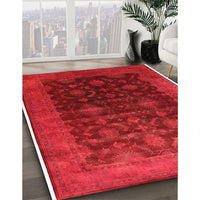 Mid-Century Modern Red Oriental Rug, urb1603