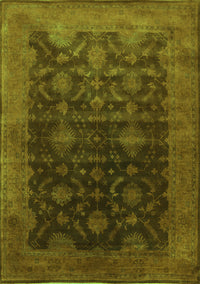 Oriental Green Industrial Rug, urb1603grn