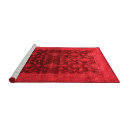 Industrial Red Washable Rugs