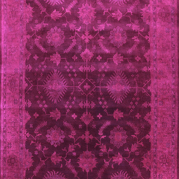 Machine Washable Oriental Purple Industrial Area Rugs, wshurb1603pur