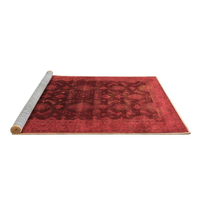 Sideview of Machine Washable Oriental Brown Industrial Rug, wshurb1603brn