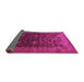 Sideview of Oriental Purple Industrial Rug, urb1603pur