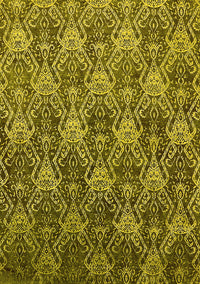 Oriental Yellow Industrial Rug, urb1604yw