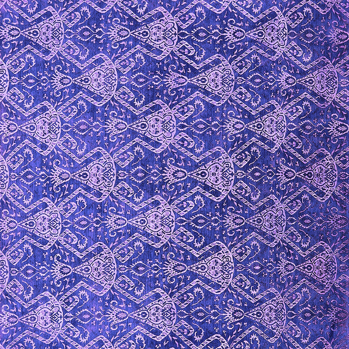 Square Machine Washable Oriental Purple Industrial Area Rugs, wshurb1604pur