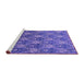 Sideview of Machine Washable Oriental Purple Industrial Area Rugs, wshurb1604pur