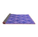 Sideview of Oriental Purple Industrial Rug, urb1604pur