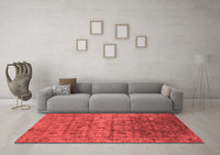 Machine Washable Oriental Red Industrial Rug, wshurb1605red