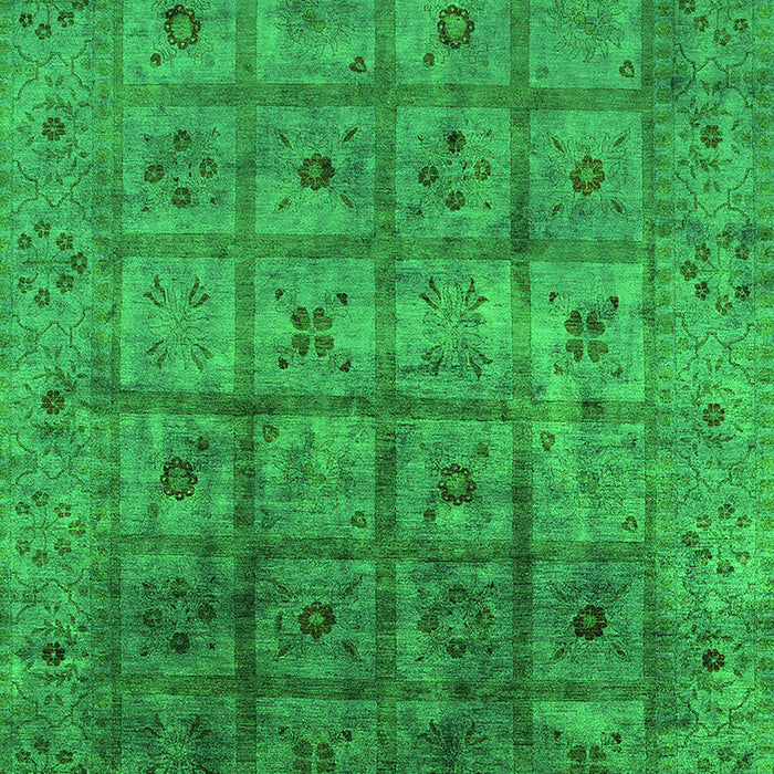 Oriental Green Industrial Rug, urb1605grn