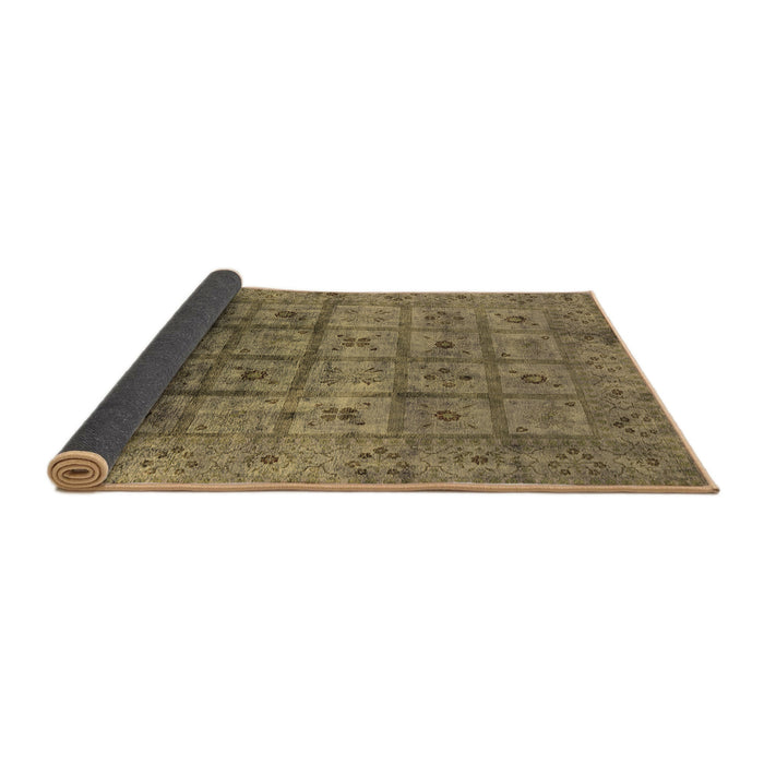 Sideview of Oriental Brown Industrial Rug, urb1605brn