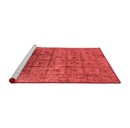 Industrial Red Washable Rugs