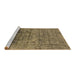 Sideview of Machine Washable Oriental Brown Industrial Rug, wshurb1605brn