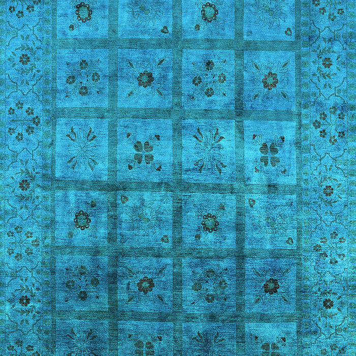 Oriental Light Blue Industrial Rug, urb1605lblu