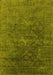 Oriental Yellow Industrial Rug, urb1606yw