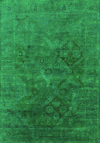 Oriental Green Industrial Rug, urb1606grn