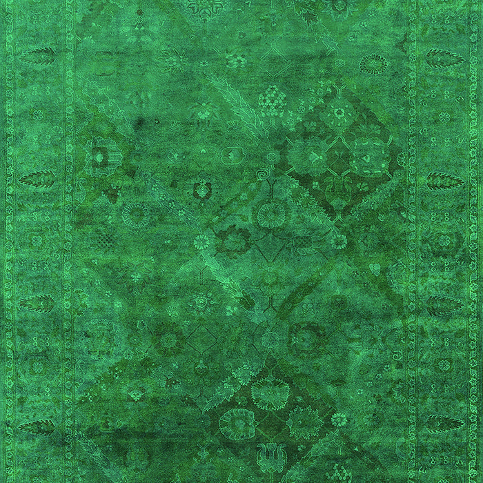 Oriental Green Industrial Rug, urb1606grn