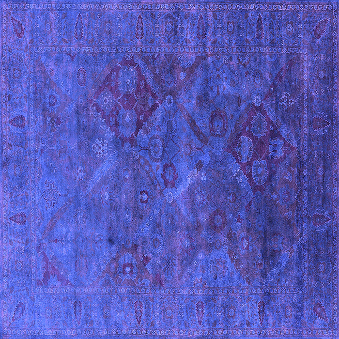 Square Oriental Purple Industrial Rug, urb1606pur