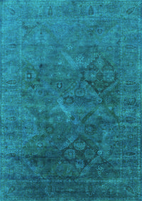 Oriental Turquoise Industrial Rug, urb1606turq