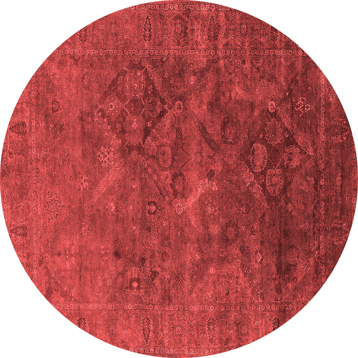 Machine Washable Oriental Red Industrial Rug, wshurb1606red