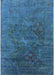 Mid-Century Modern Blue Ivy Blue Oriental Rug, urb1606